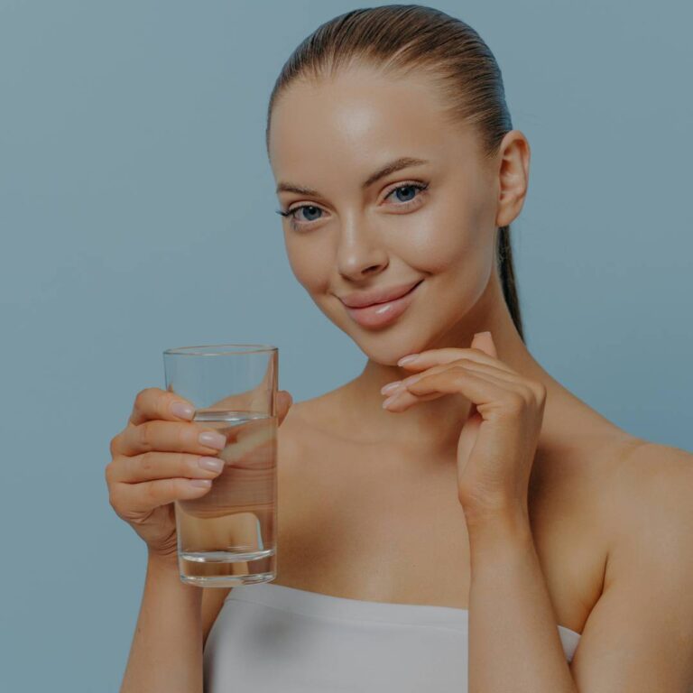 Make sure to hydrate the skin with lots of water intake